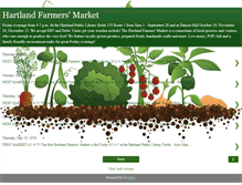 Tablet Screenshot of hartlandfarmersmarket.blogspot.com