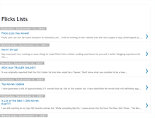 Tablet Screenshot of flickslistsreviewsnews.blogspot.com