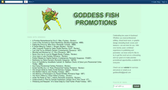 Desktop Screenshot of goddessfishpromotions.blogspot.com