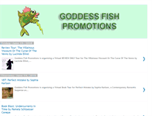 Tablet Screenshot of goddessfishpromotions.blogspot.com