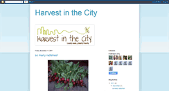 Desktop Screenshot of harvestinthecity.blogspot.com