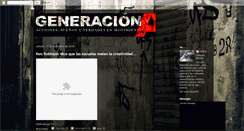 Desktop Screenshot of generacion-alterna.blogspot.com