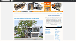 Desktop Screenshot of prefabs.blogspot.com