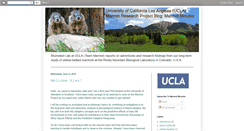 Desktop Screenshot of marmots-ucla.blogspot.com