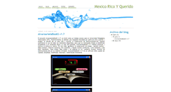 Desktop Screenshot of mexicoricoyquerido.blogspot.com