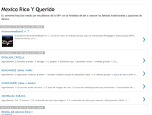 Tablet Screenshot of mexicoricoyquerido.blogspot.com