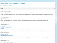 Tablet Screenshot of best-mediterranean-cruises.blogspot.com