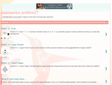 Tablet Screenshot of matematikteproblem27.blogspot.com