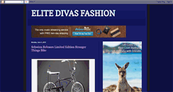 Desktop Screenshot of elitedivasfashion.blogspot.com