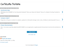 Tablet Screenshot of carteleratroyana.blogspot.com
