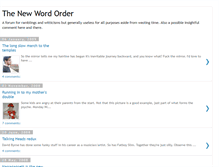 Tablet Screenshot of newwordorder.blogspot.com