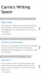Mobile Screenshot of carrieswritingspace.blogspot.com