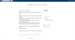 Desktop Screenshot of juegosdelawwe.blogspot.com