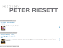 Tablet Screenshot of peterriesett.blogspot.com