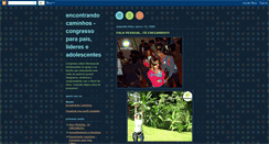 Desktop Screenshot of encontrandocaminhos.blogspot.com