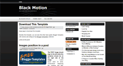 Desktop Screenshot of black-motion-template.blogspot.com