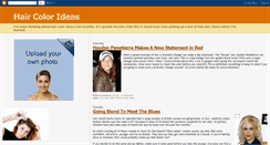 Desktop Screenshot of hair-color-ideas.blogspot.com