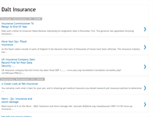 Tablet Screenshot of daltinsurance.blogspot.com