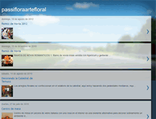 Tablet Screenshot of passifloraartefloral.blogspot.com