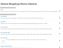 Tablet Screenshot of miss-celebrity-indonesia.blogspot.com