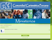 Tablet Screenshot of comcarperuministerios.blogspot.com