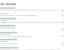 Tablet Screenshot of mrssherwood.blogspot.com