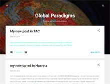 Tablet Screenshot of globalparadigms.blogspot.com