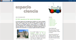 Desktop Screenshot of espaciocientifico32.blogspot.com