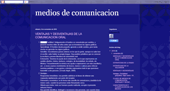 Desktop Screenshot of evelin-mediosdecomunicacion.blogspot.com