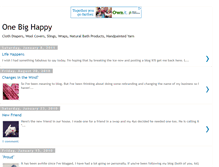 Tablet Screenshot of onebighappyknits.blogspot.com