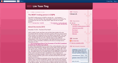 Desktop Screenshot of limyuanting.blogspot.com