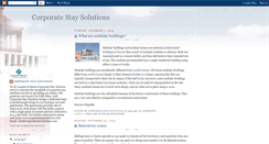 Desktop Screenshot of corporatestaysolutions.blogspot.com