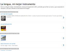 Tablet Screenshot of lenguainstrumento.blogspot.com