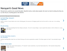 Tablet Screenshot of narayanisgoodnews.blogspot.com