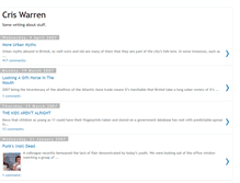 Tablet Screenshot of criswarren.blogspot.com