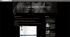 Desktop Screenshot of littemonsterfan.blogspot.com