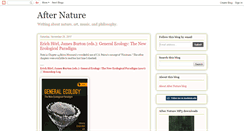 Desktop Screenshot of afterxnature.blogspot.com