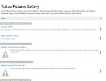 Tablet Screenshot of gallerytattoopictures.blogspot.com