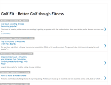 Tablet Screenshot of golf-fit.blogspot.com