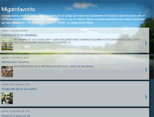 Tablet Screenshot of migatofavorito.blogspot.com