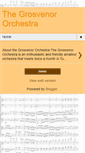 Mobile Screenshot of grosvenororchestra.blogspot.com