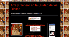 Desktop Screenshot of lasdiosasenelarte.blogspot.com
