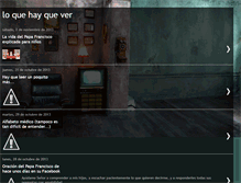 Tablet Screenshot of loquehayquever-autor.blogspot.com