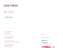 Tablet Screenshot of 1000lovepoems.blogspot.com