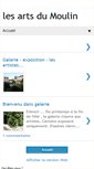 Mobile Screenshot of lesartsdumoulindelarguenon.blogspot.com