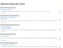 Tablet Screenshot of missioneitaliapercristo.blogspot.com