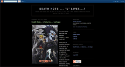 Desktop Screenshot of deathnotecontinues.blogspot.com