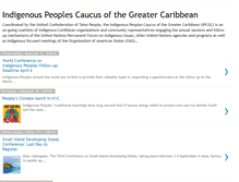 Tablet Screenshot of indigenouscaribbeancaucus.blogspot.com