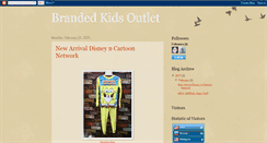 Desktop Screenshot of brandedkidsoutlet.blogspot.com