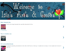 Tablet Screenshot of lilasartsandcrafts.blogspot.com